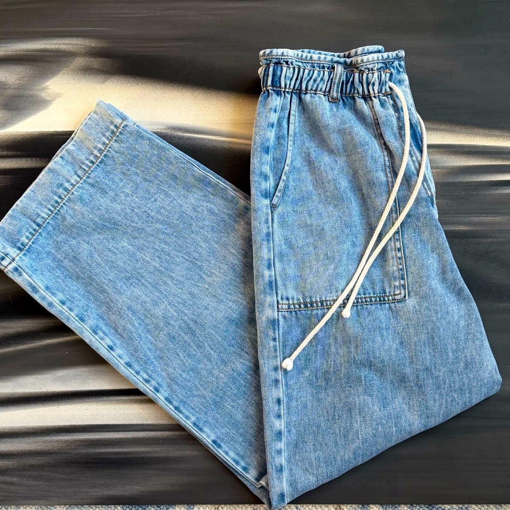 Rails Ryan Wide Leg Drawstring Waist Pants Size Small